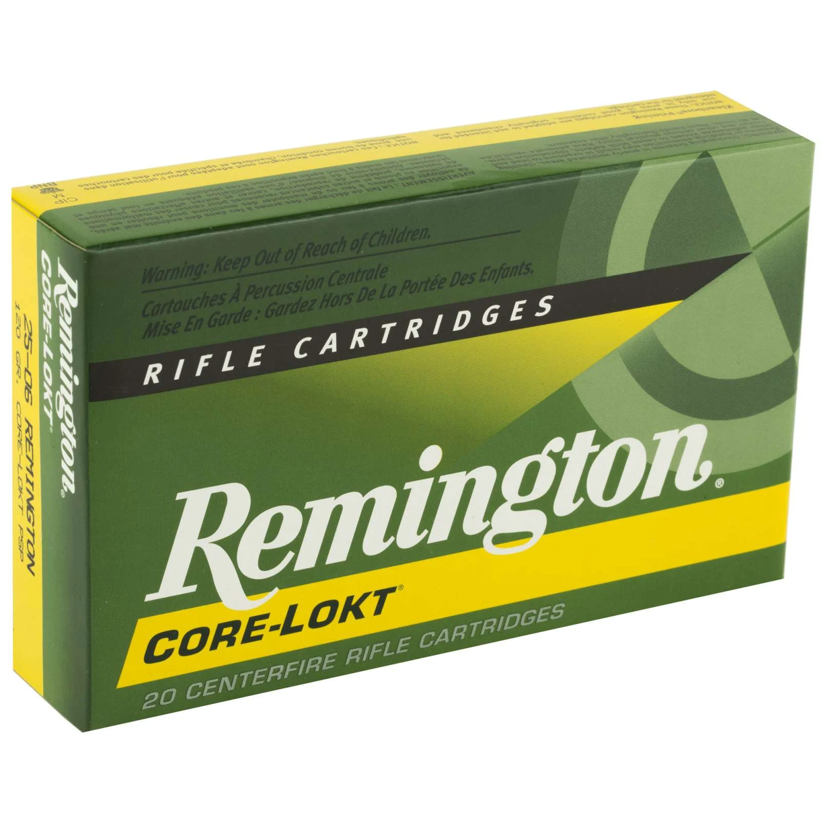 REMINGTON CORE- LOKT AMO 25-06 REMINGTON 120GR PSP 20RD (10 BOX CASE)