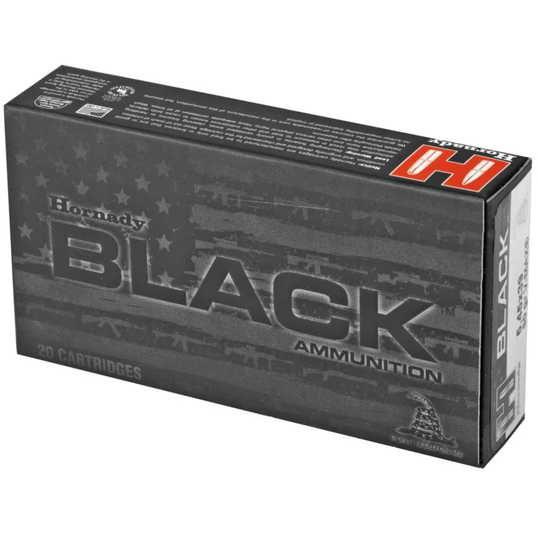 HORNADY BLACK AMO 5.45X39MM 60GR VMAX 20RD (10 BOX CASE)