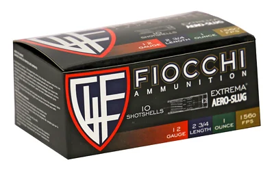 FIOCCHI 12GA AERO SLUG HV 10/250 - Image 2