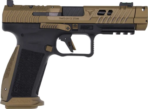 CANIK TTI COMBAT 9MM 4.6" BBL - OR FS 2-10RD MAGS BLACK