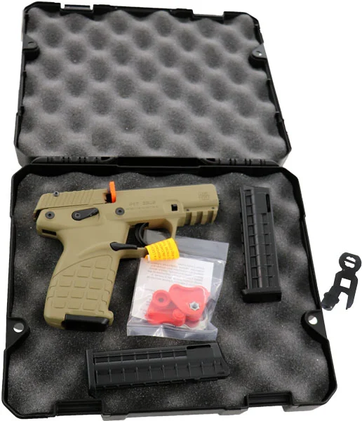 KEL-TEC P17 22LR TAN - 17-SHOT W/3 MAGAZINES