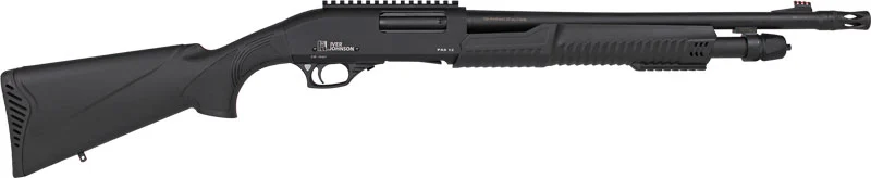 IVER JOHNSON PUMP 12GA 3" 18" - MUZZLE BRAKE BLUED SYNTHETIC