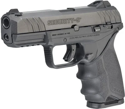 RUGER SECURITY-9 9MM LUGER - ADJ 10-SHOT BLUED HOGUE HANDAL - Image 3