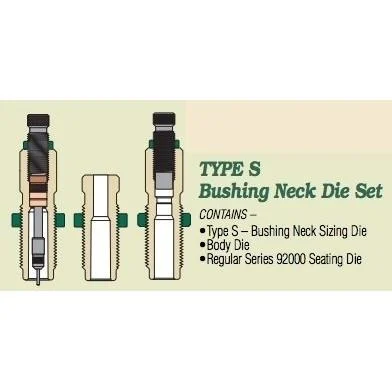 Redding Type S Bushing Neck Die Set .24 Nosler
