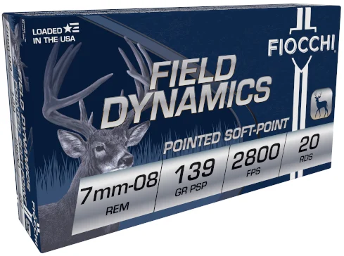 FIOCCHI AMO 7MM-08 REM 139GR PSP 20RD ( 10 PER CASE )