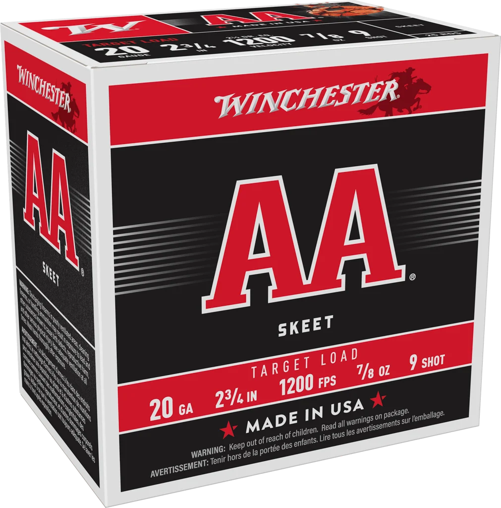 WINCHESTER AA SKEET LD 20GA 23/4 #9