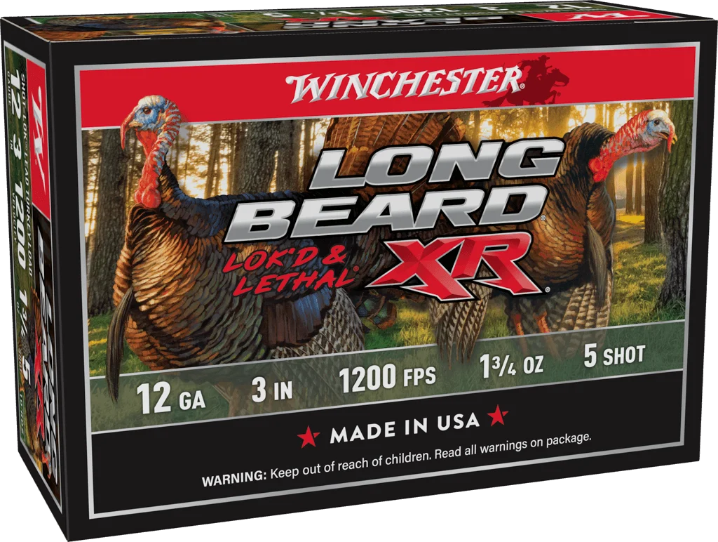 WINCHESTER LONG BEARD XR 12G 3" 1-3/4OZ 5SHT 10RD BX 100RD CASE